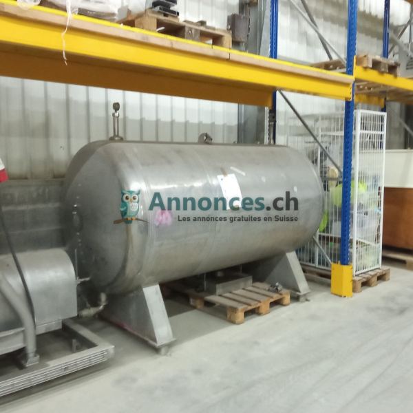Cuve inox 3000L 10 bars