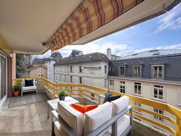 Spacieux 3.5 pièces sur 1 niveau de 79 m2 + grand balcon