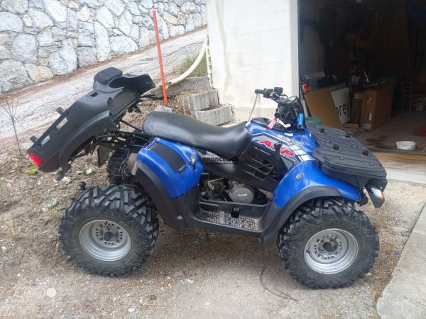 Quad Polaris 330 E, 4x4 permanent, avec pont basculant 60kh/h
