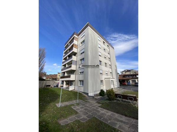 Yverdon-les-Bains, joli 2 pièces dans quartier tranquille