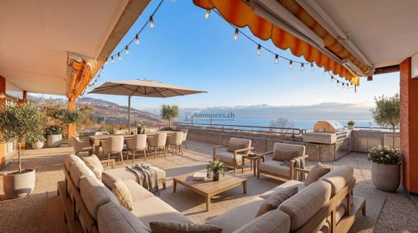 La Conversion – Espace, confort et vue panoramique sur le lac et les Alpes