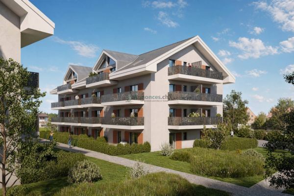 Bel appartement neuf de 2.5 pièces traversant avec balcon