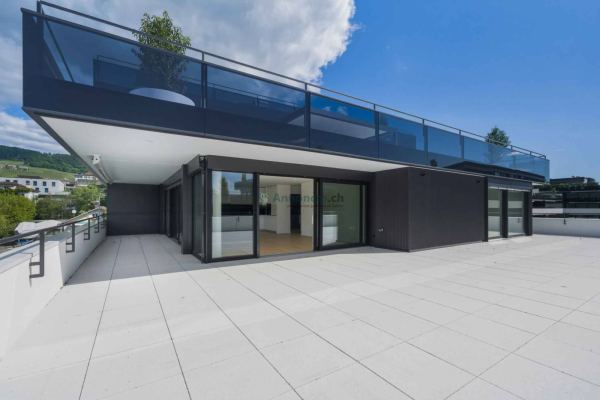 Appartement neuf de standing - 4.5 pièces en angle avec terrasse de 164m²
