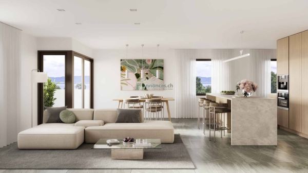 Duplex de 4.5 pièces avec balcons