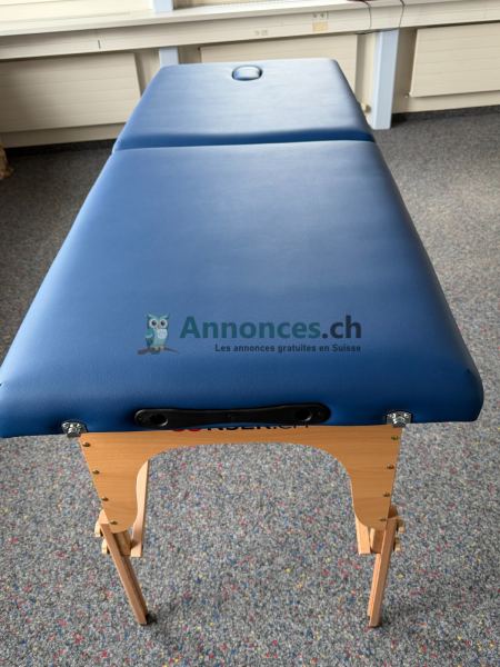 A vendre table de massage comme neuve, très peu utilisée