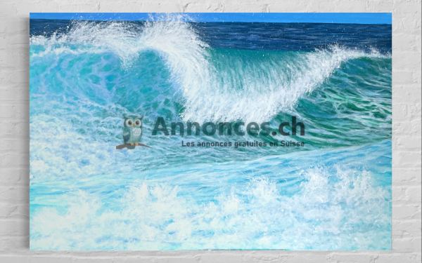 Serenity: acrylic painting on canvas 