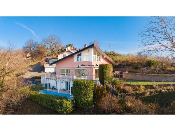 Villa d'exception avec piscine, jacuzzi et vue imprenable sur le lac