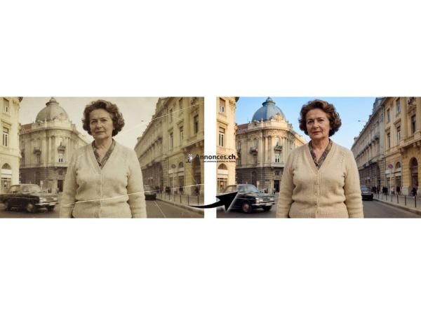 Restauration photo &amp; créations IA sur mesure