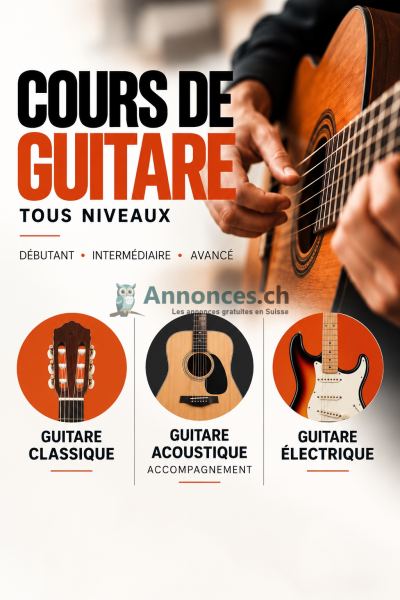 COURS DE GUITARE À FRIBOURG