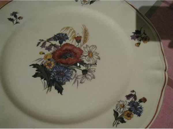Plat de service rond